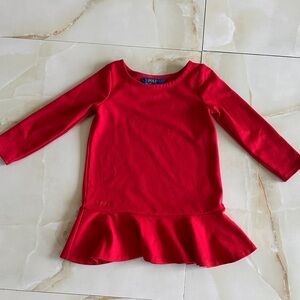 Polo by Ralph Lauren Red Long Sleeve Kids Top